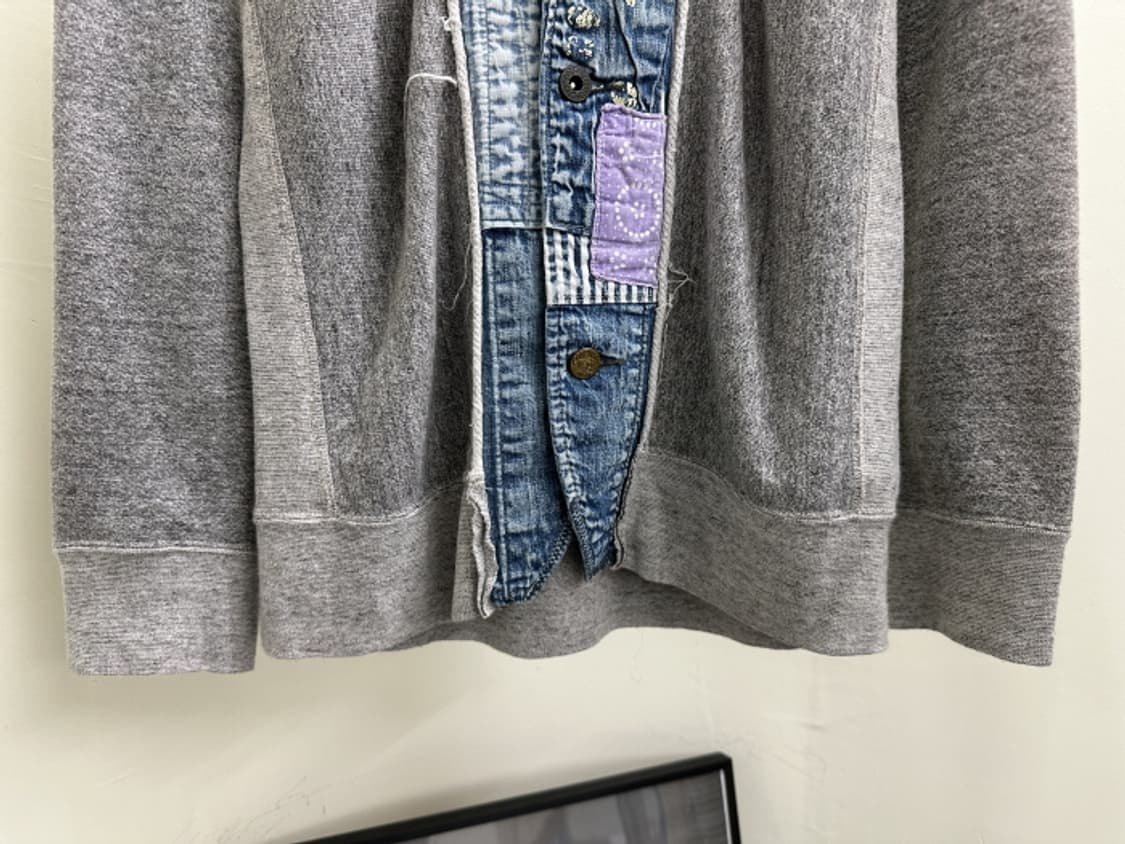 DENIM DUNGAREE 커버올 재킷 (M~L) 상품이미지3
