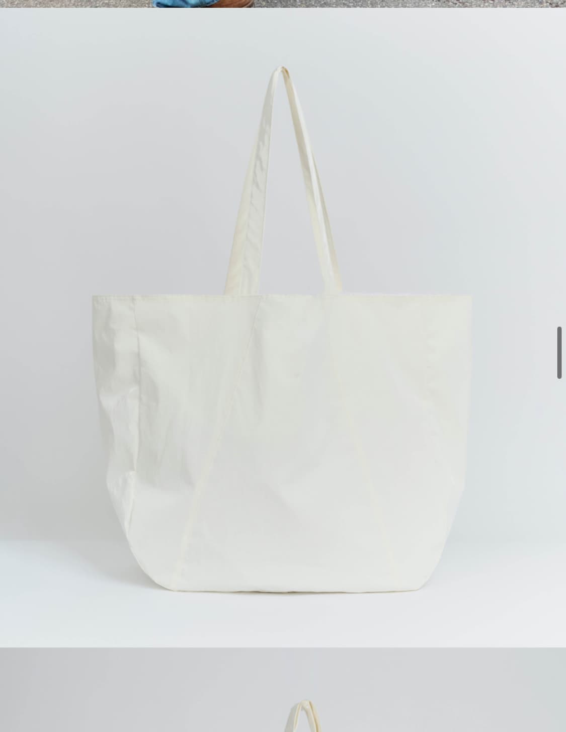 하아카이브 커버 숄더백 화이트 새상품 상품이미지9