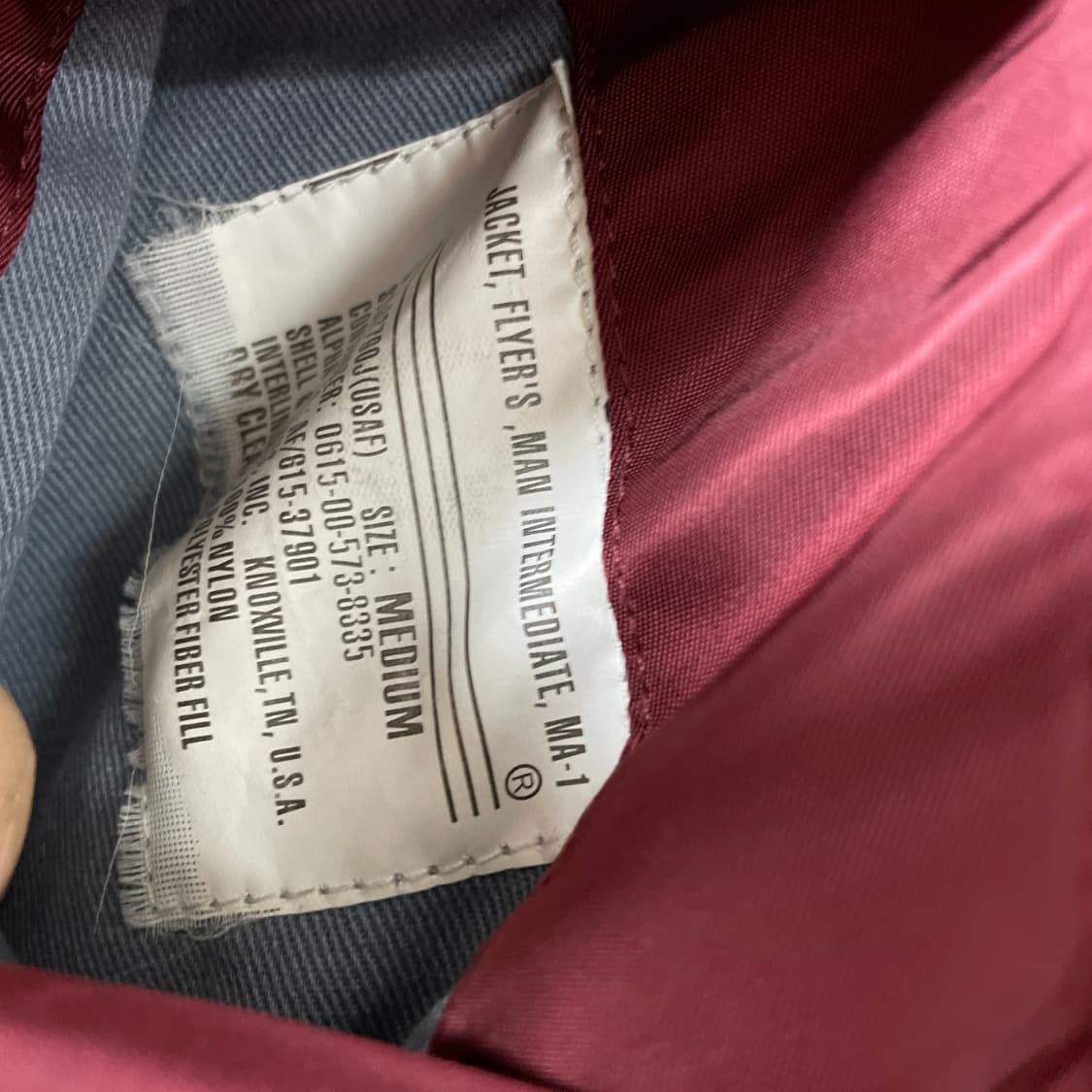 알파인더스트리 닥터마틴 MA-1 항공 자켓 M 상품이미지7