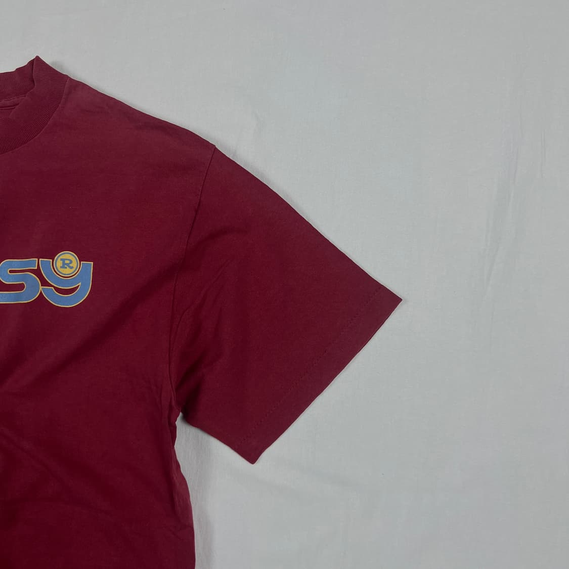 90‘s 스투시 stussy 스펠아웃 로고 반팔티 상품이미지4