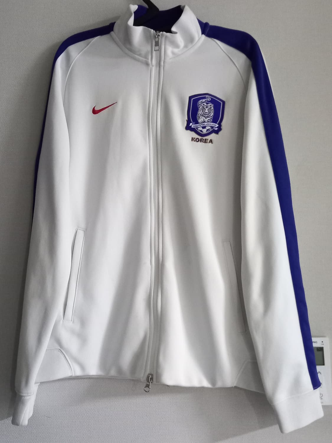 나이키 코리아 KOREA 국대 화이트 트랙탑 저지 져지집업 100/L 상품이미지1