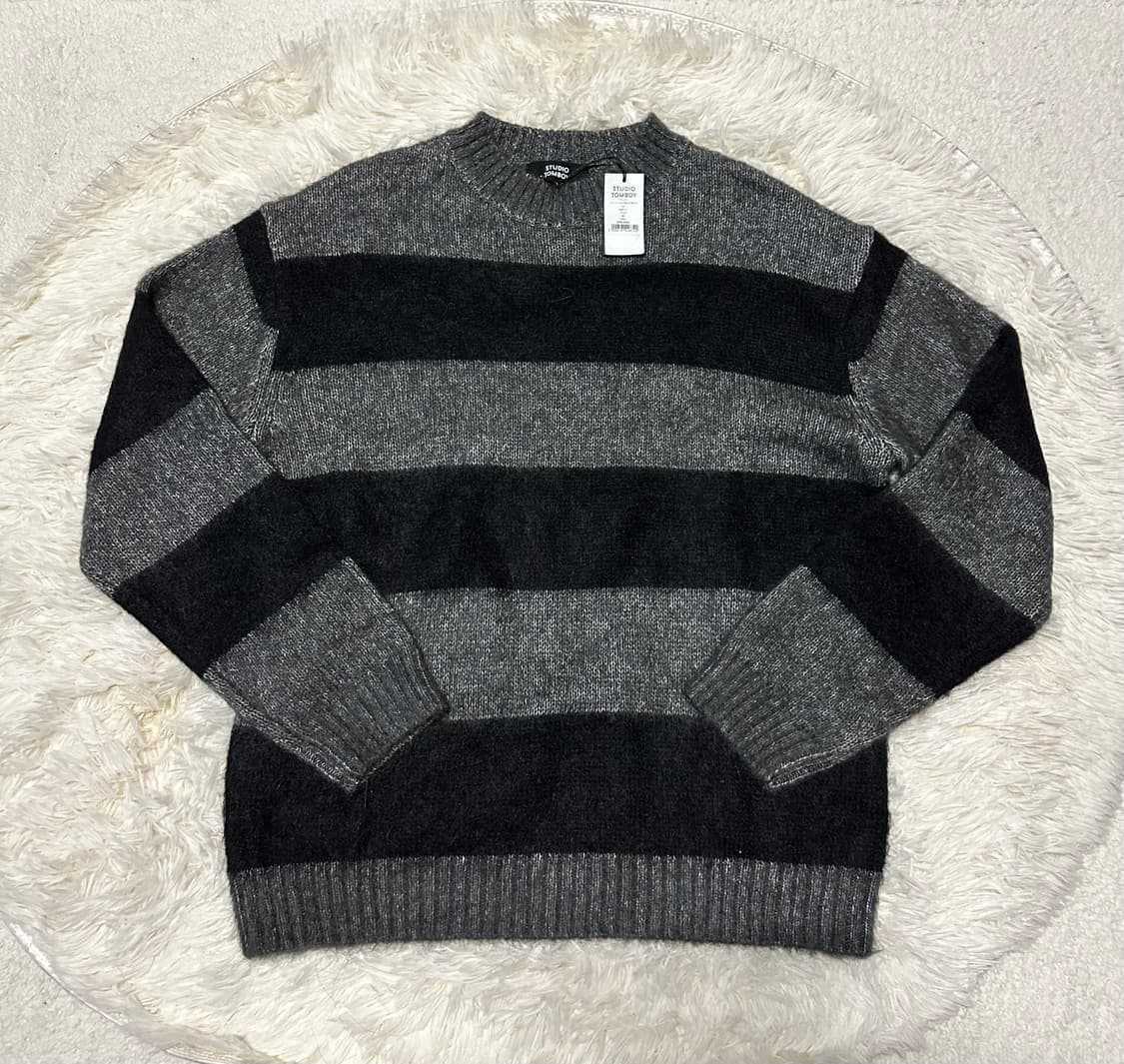 스튜디오 톰보이 단가라 니트 상품이미지1