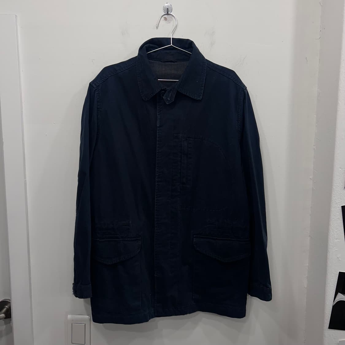 에르메나질도 제냐 스포츠 덕 캔버스 코튼 자켓 상품이미지2