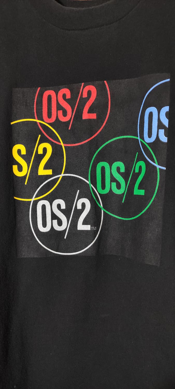 90s 마이크로소프트 OS/2 티셔츠 xl 상품이미지3
