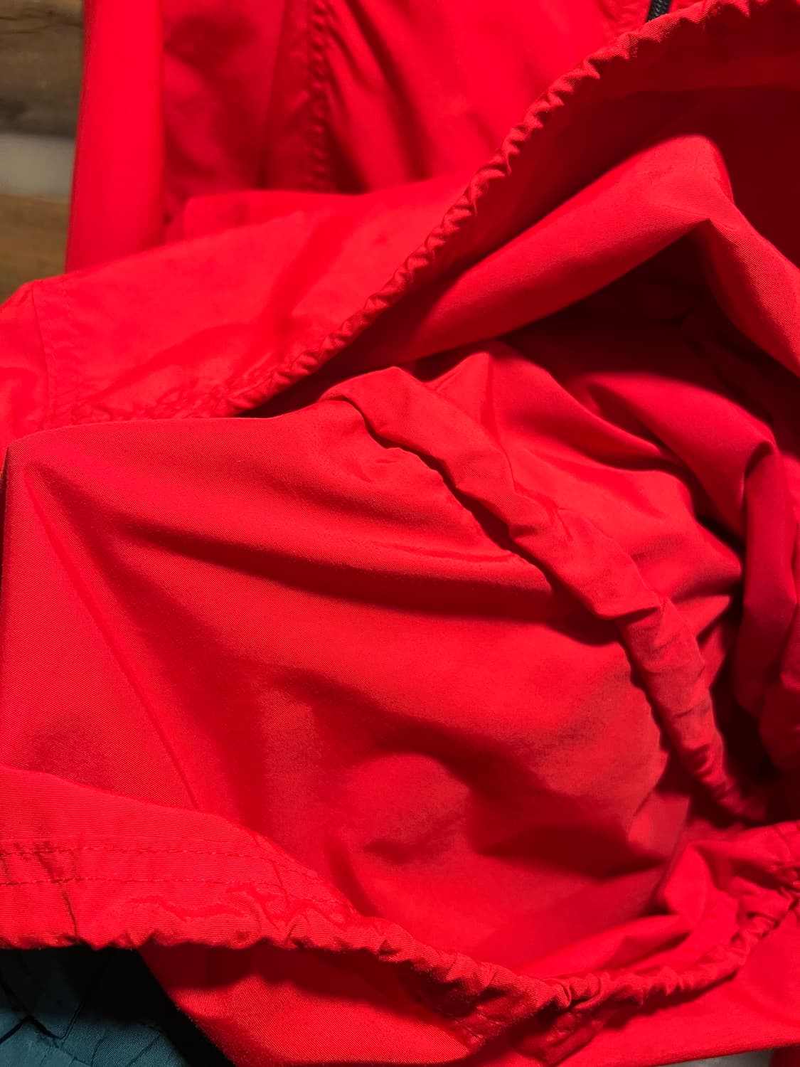 [M]80s 엘엘빈 USA Made 레드 나일론 하키팀 마운틴 아노락자켓 상품이미지7