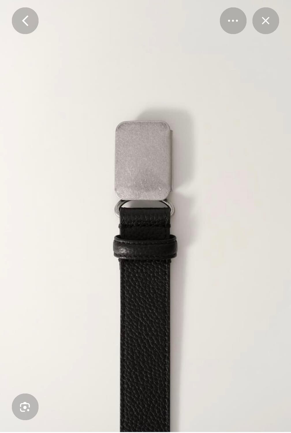 낫띵리튼 nothing written 히콕 레더 벨트  상품이미지4