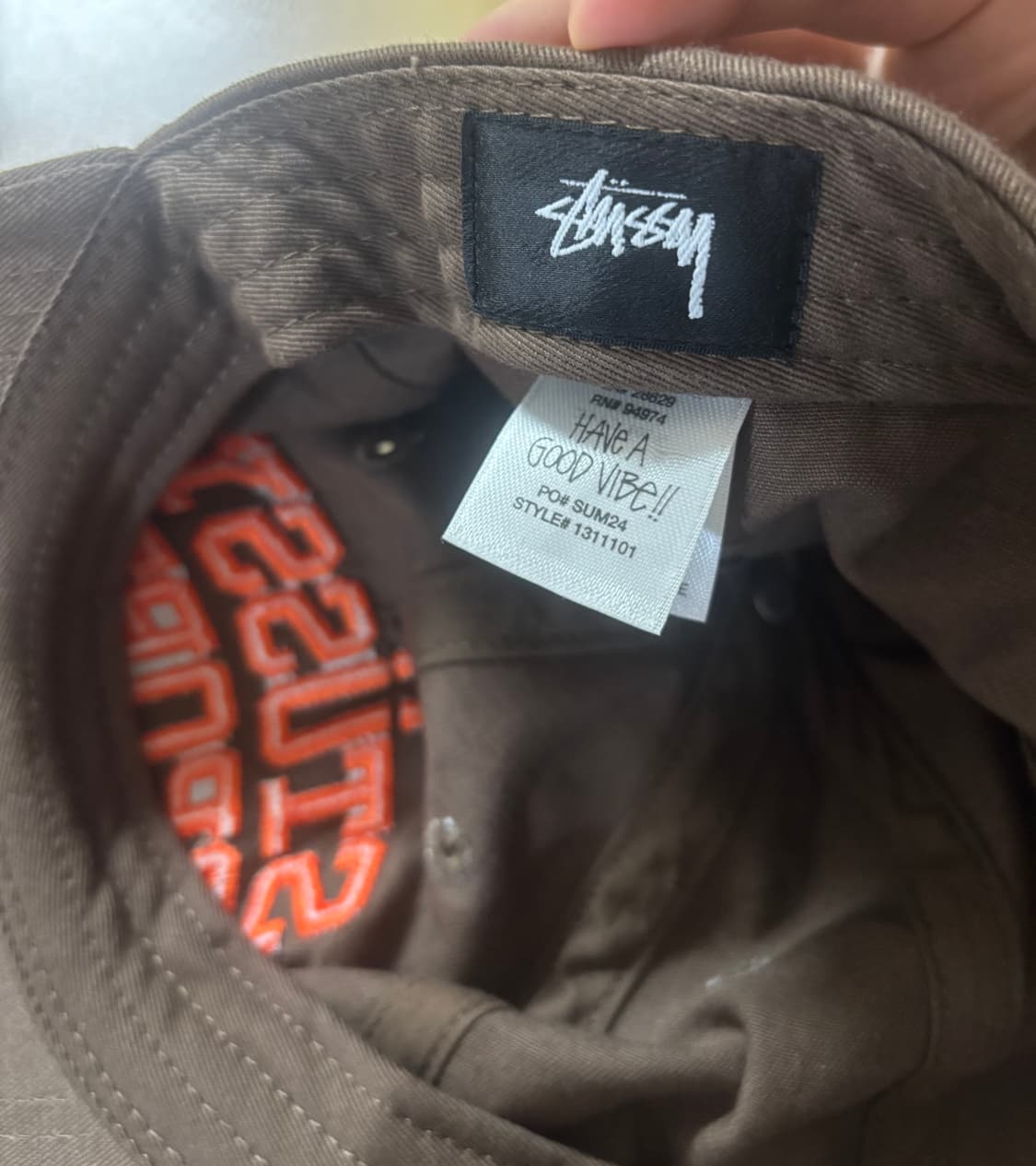 스투시 스포츠 스냅백 브라운 상품이미지3