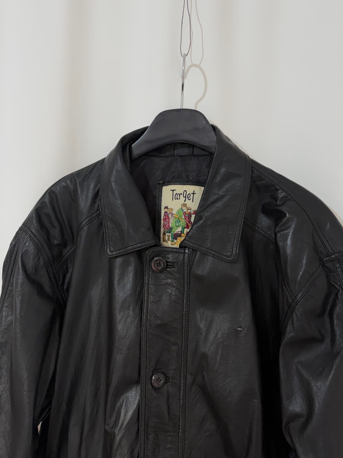  vintage lamb leather car coat  상품이미지2