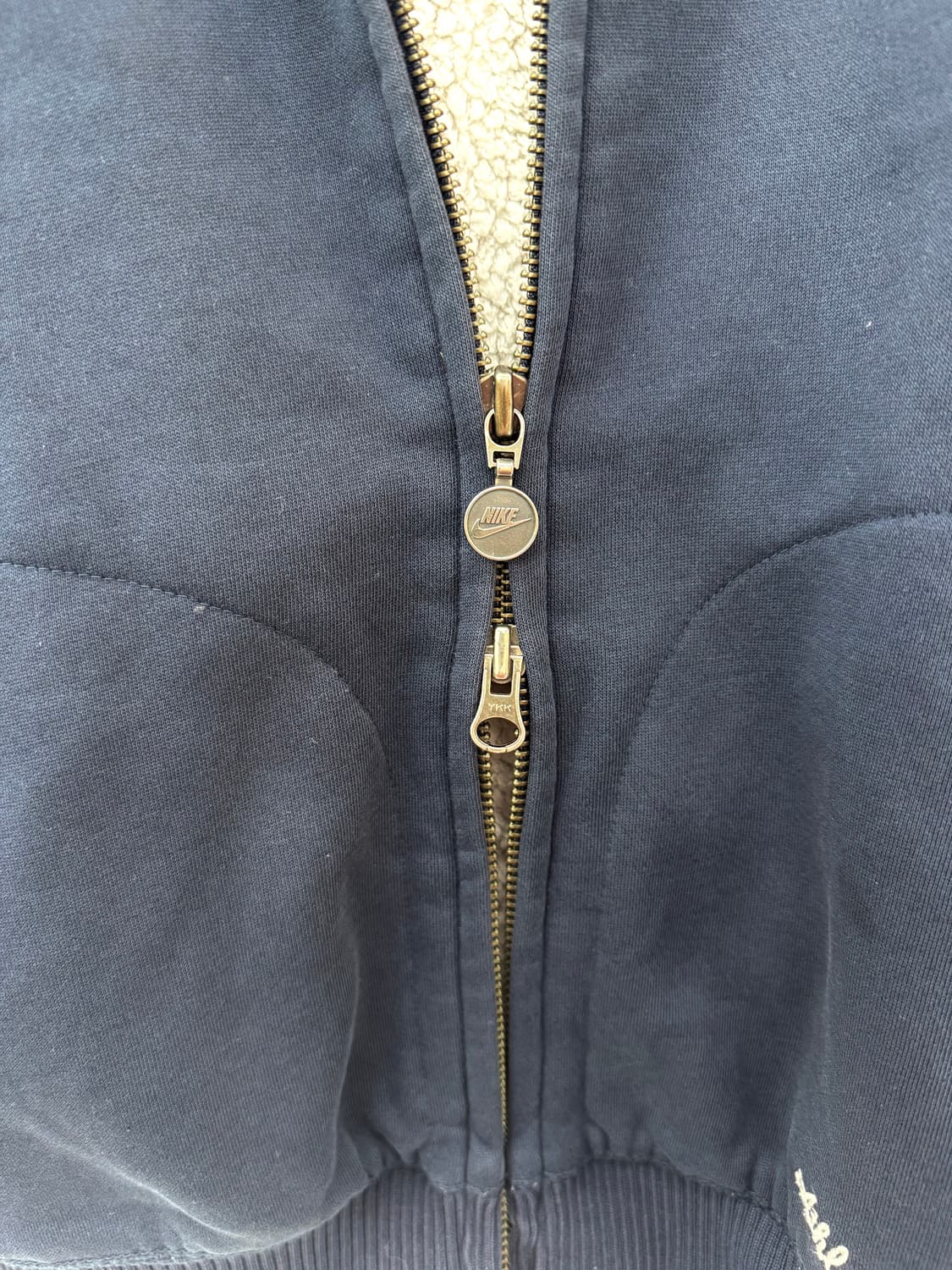 나이키 네이비 털안감 투웨이 후드집업 상품이미지5