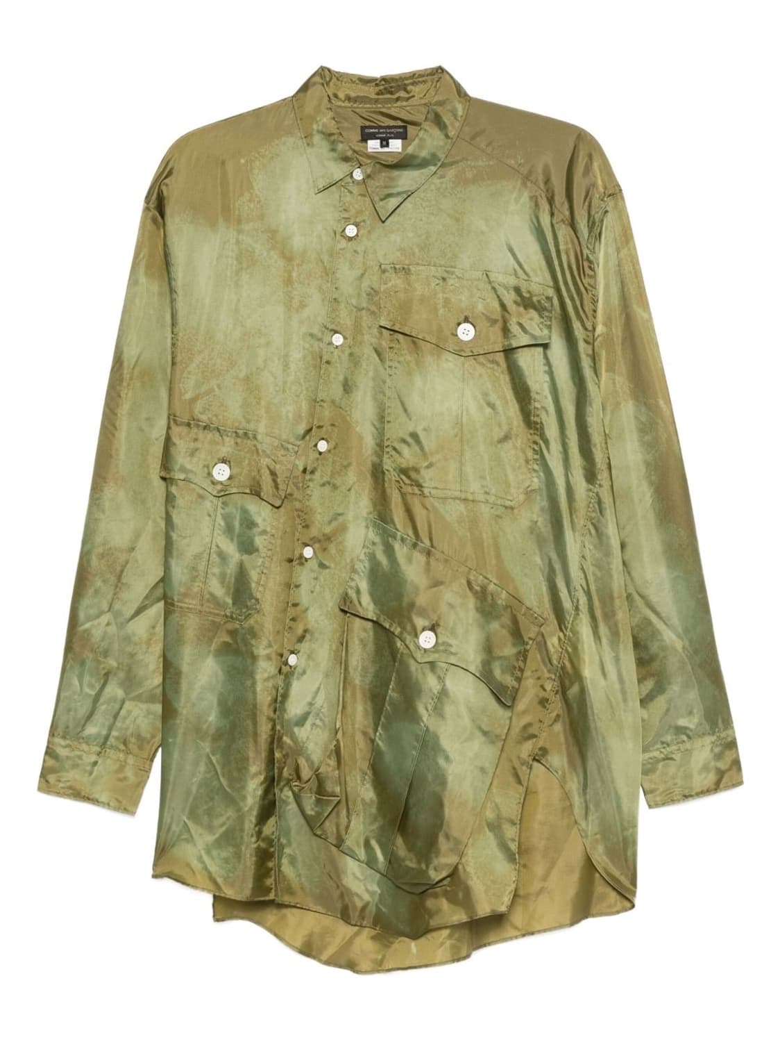 25AW 꼼데가르송 옴므 플러스 비대칭 포켓 셔츠 상품이미지2