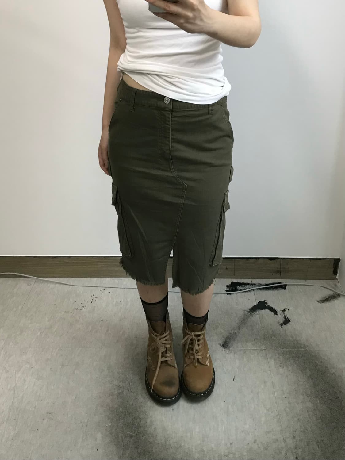 빈티지 카고 스커트 상품이미지1