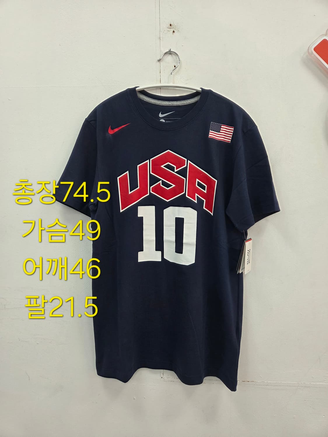 L 나이키 코비 브라이언트 USA 농구 국가대표 반팔 티셔츠 상품이미지1