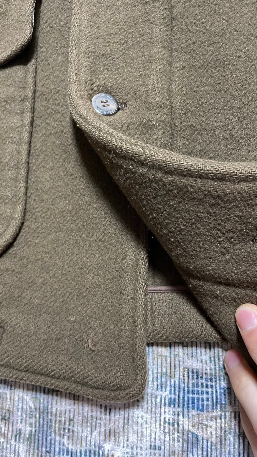 JPN 90s~00s 일본 빈티지 맥그리거 헤비울 후드 코트 카키 M 상품이미지9