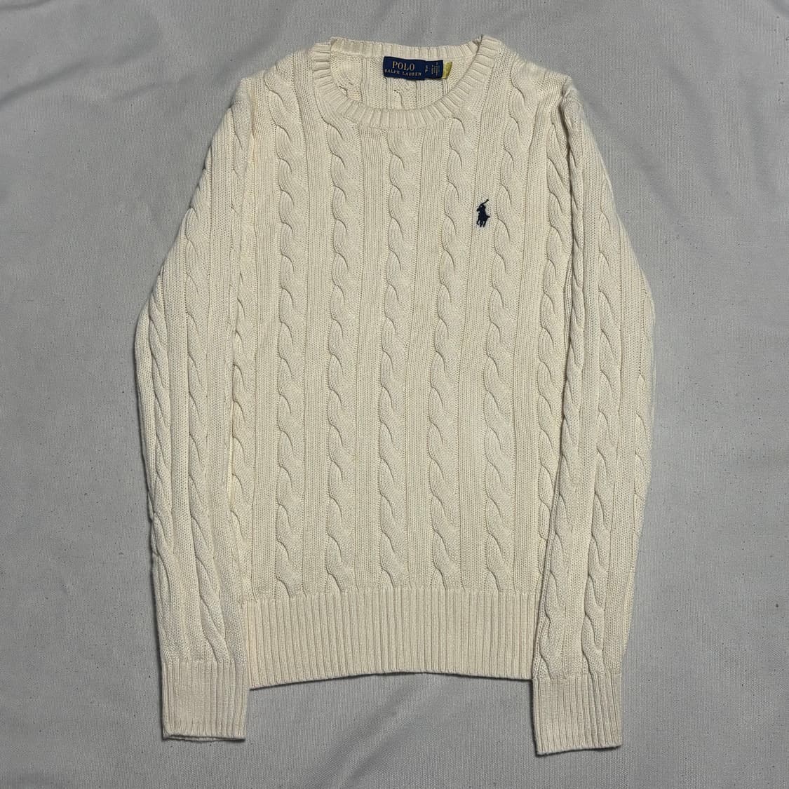 S 폴로 랄프 로렌 아이보리 울 니트 상품이미지2
