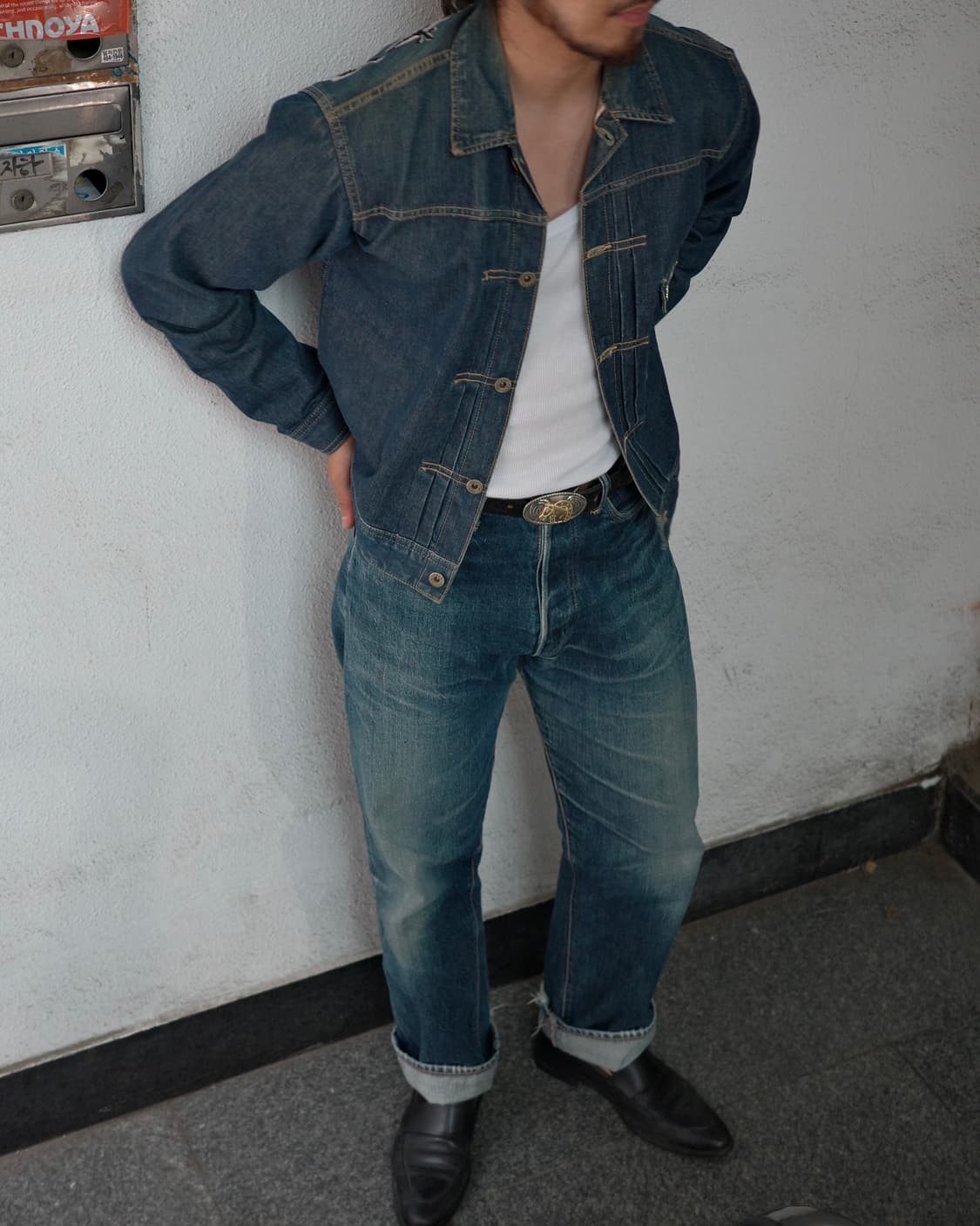 evosu 2001 tiger selvedge pant 상품이미지8