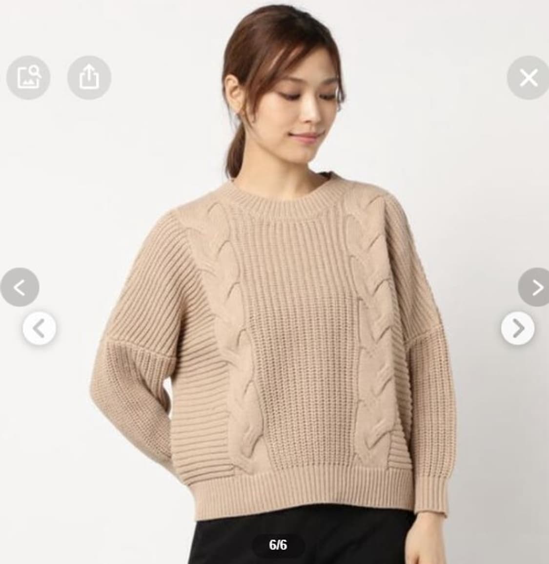 사만사 모스 2 케이블 니트 상품이미지1