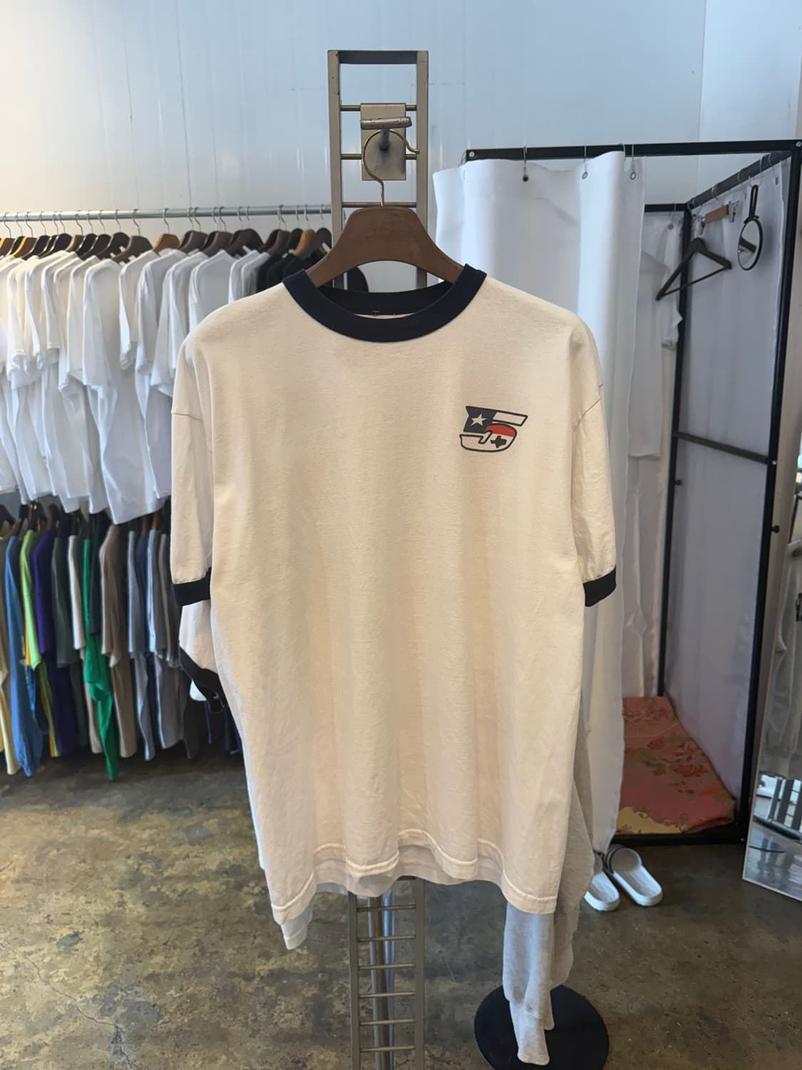 Usa 오버핏 링거티 반팔티(엑라) 상품이미지2