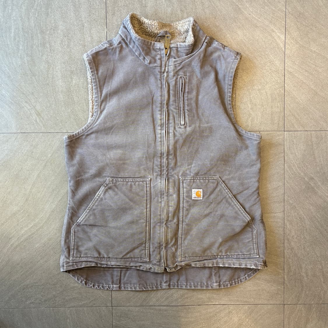 칼하트 정품 라이트퍼플 쉐르파 베스트 자켓 상품이미지1