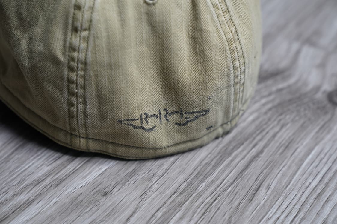 RRL 더블알엘 헤링본 가먼트다잉 워크캡 L 상품이미지5