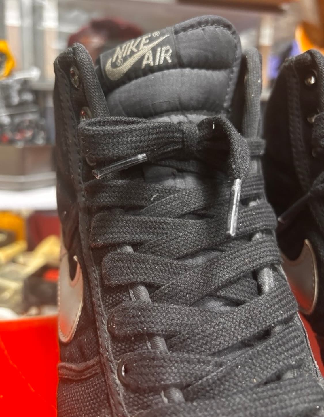 나이키 에어포스 1 검/은 265 상품이미지5