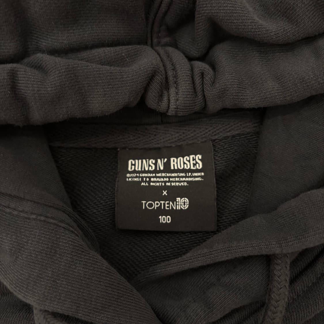 탑텐 건즈앤로지스 굿즈 빅로고 후드티 상품이미지3