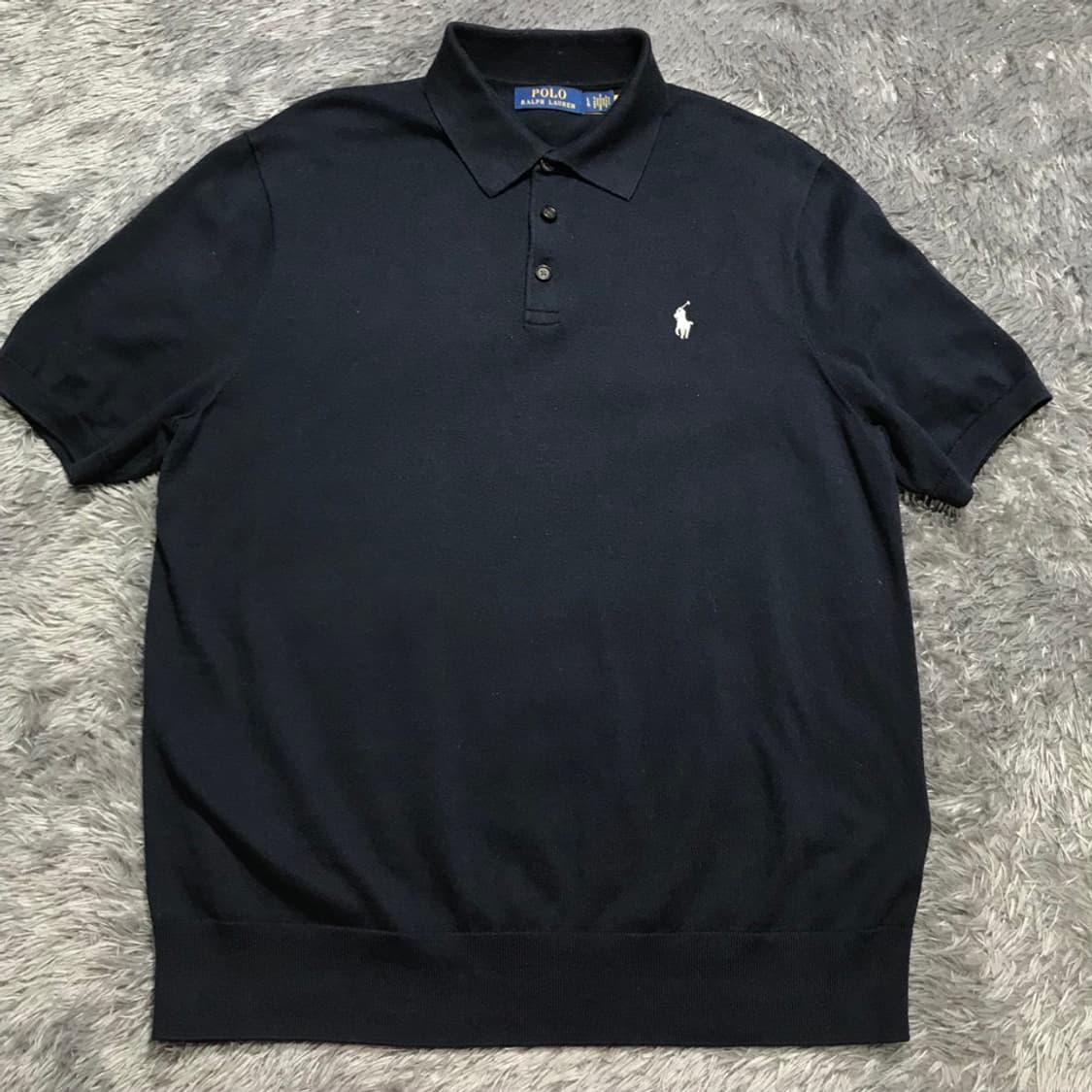 [[L/G,A급] 폴로(POLO)랄프로렌 화이트로고 카라반팔 니트@791 상품이미지1