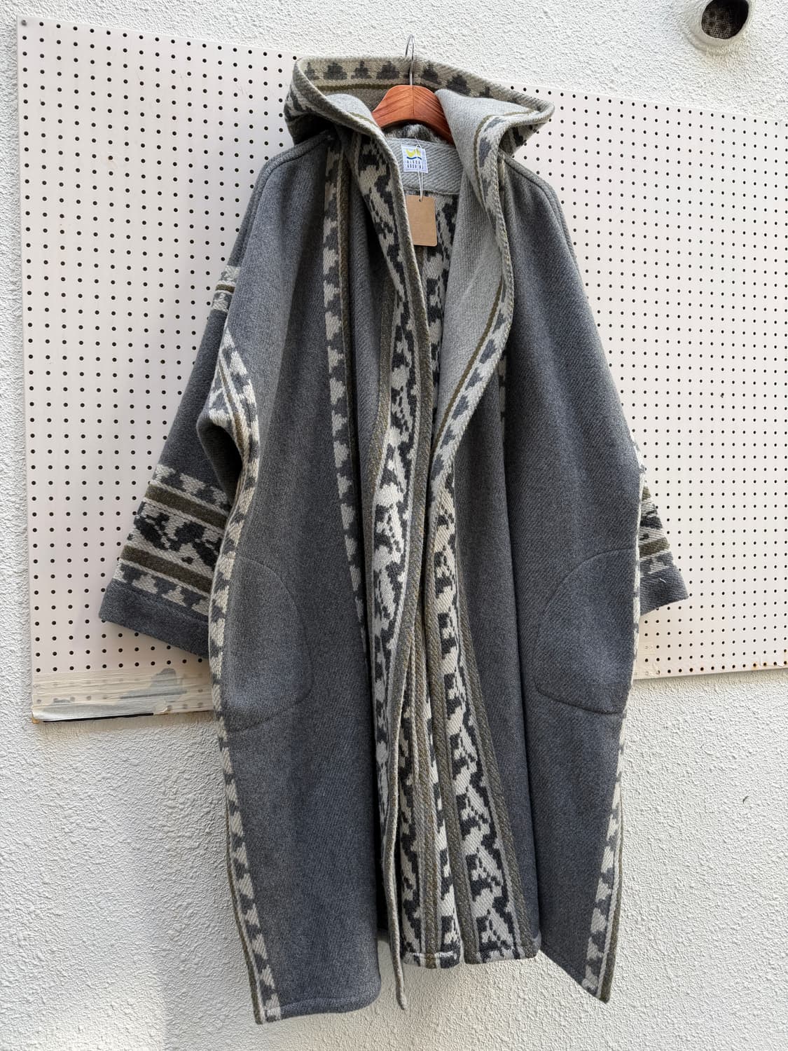 HIROKO KOSHINO ETNIC AZTEC WOOL 울코트 상품이미지4
