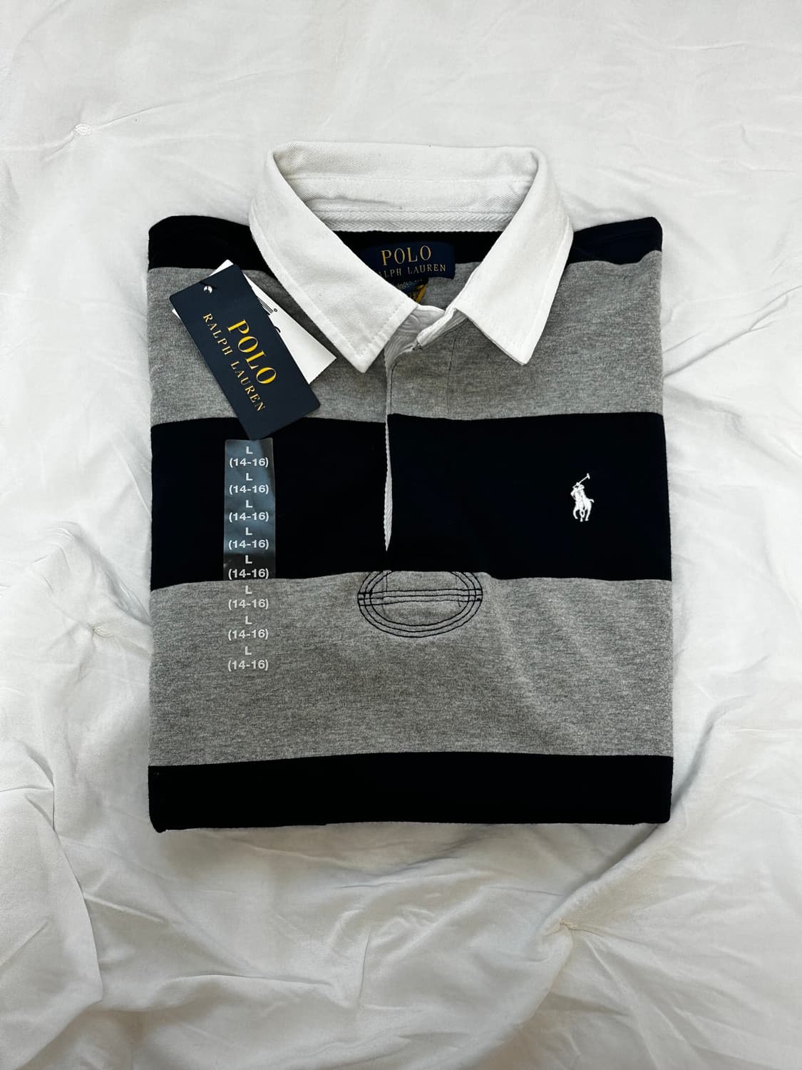 [새 상품] 폴로 랄프로렌 보이즈 럭비티 L 상품이미지1