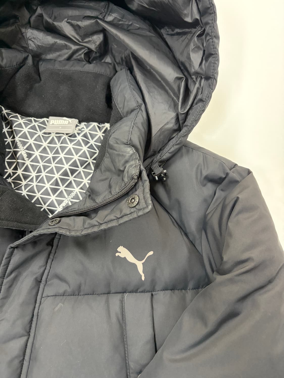 푸마 빅로고 롱패딩 상품이미지2