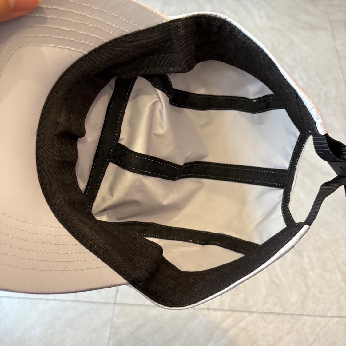 20FW 슈프림 인셋 로고 캠프캡 그레이 상품이미지4