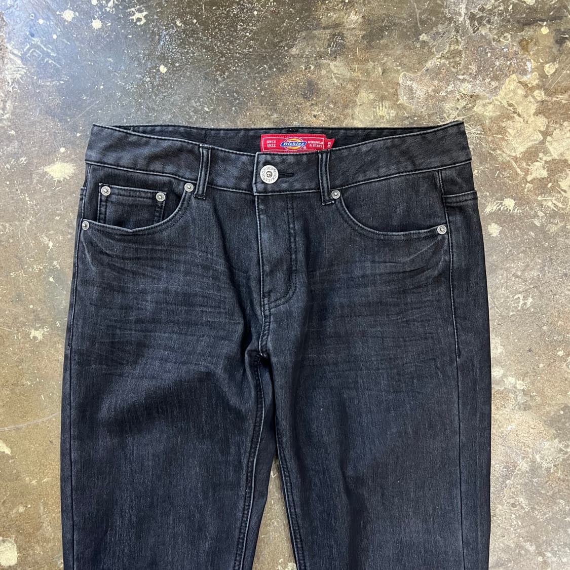 32) 디키즈 기모 데님팬츠 청바지 흑청 블랙진 아메카지 워크웨어 상품이미지2