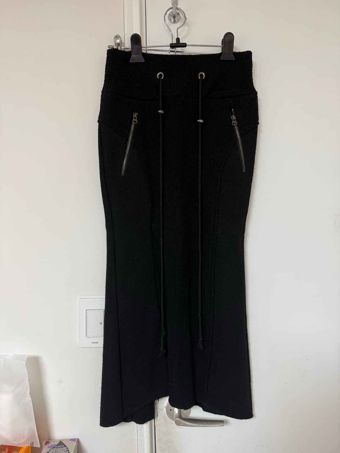 본네 울스커트 블랙 상품이미지2