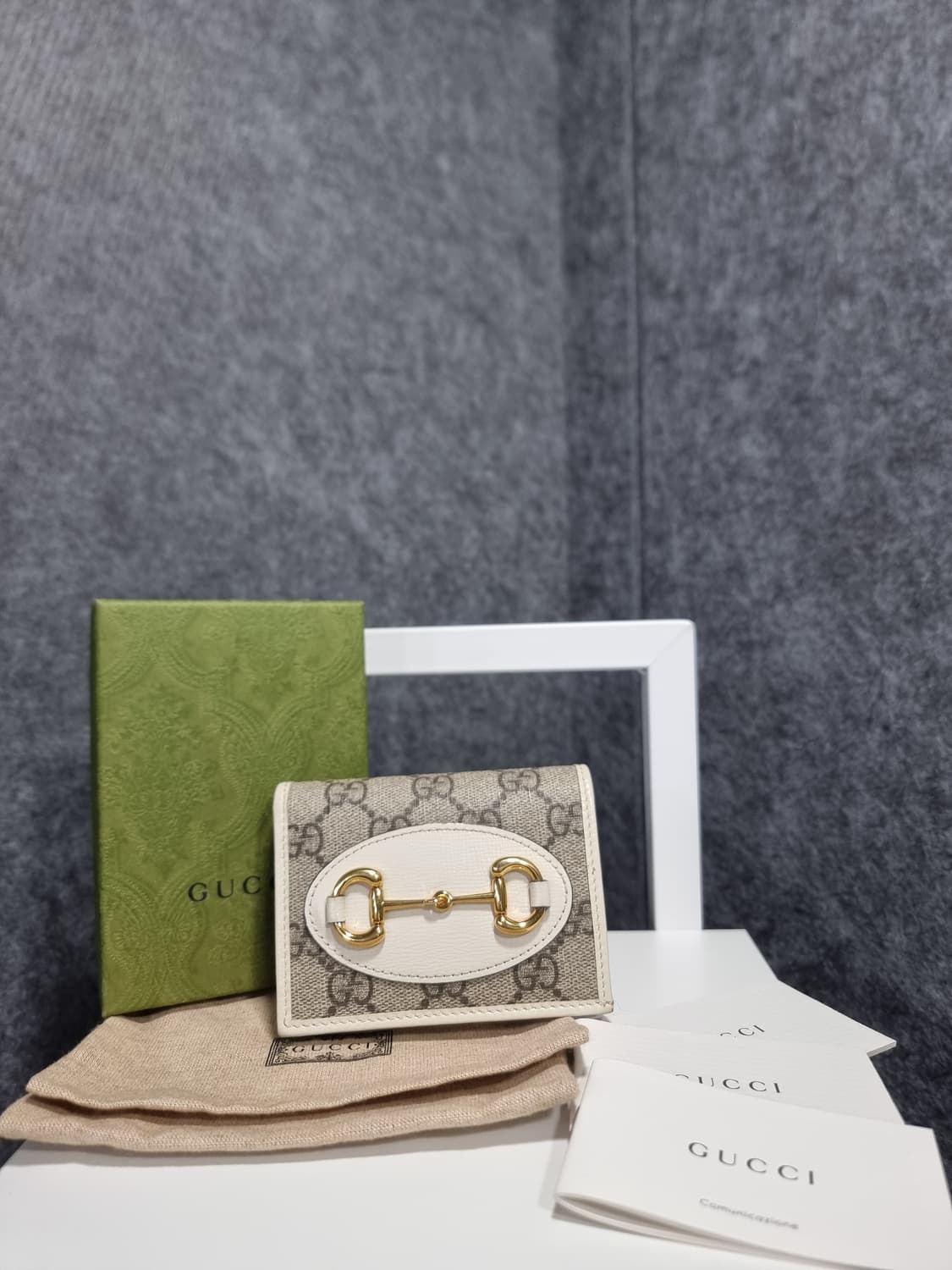 구찌 홀스빗 1955 카드 케이스 지갑 상품이미지1