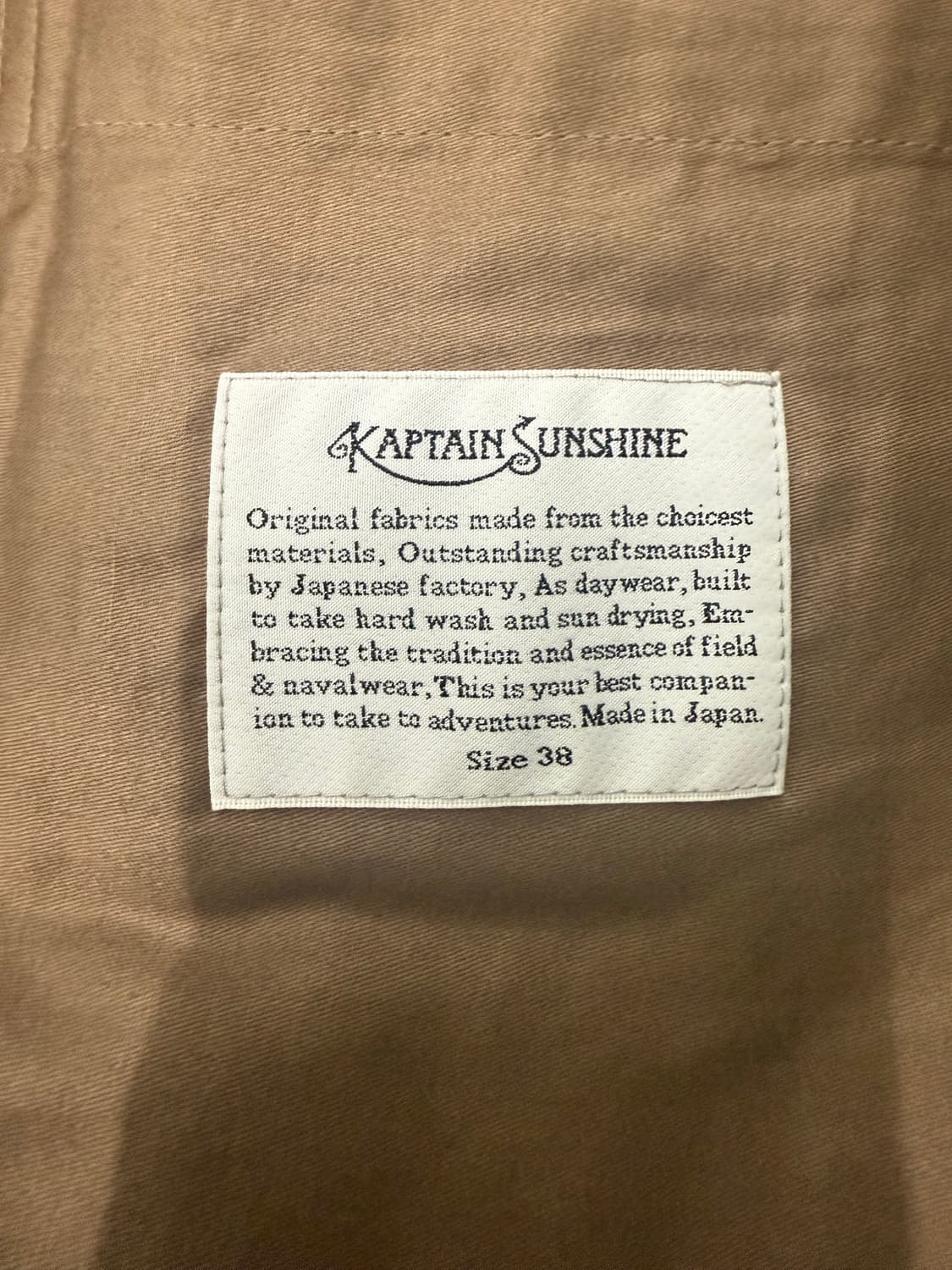 kaptain sunshine 드리즐러 자켓 38 상품이미지4