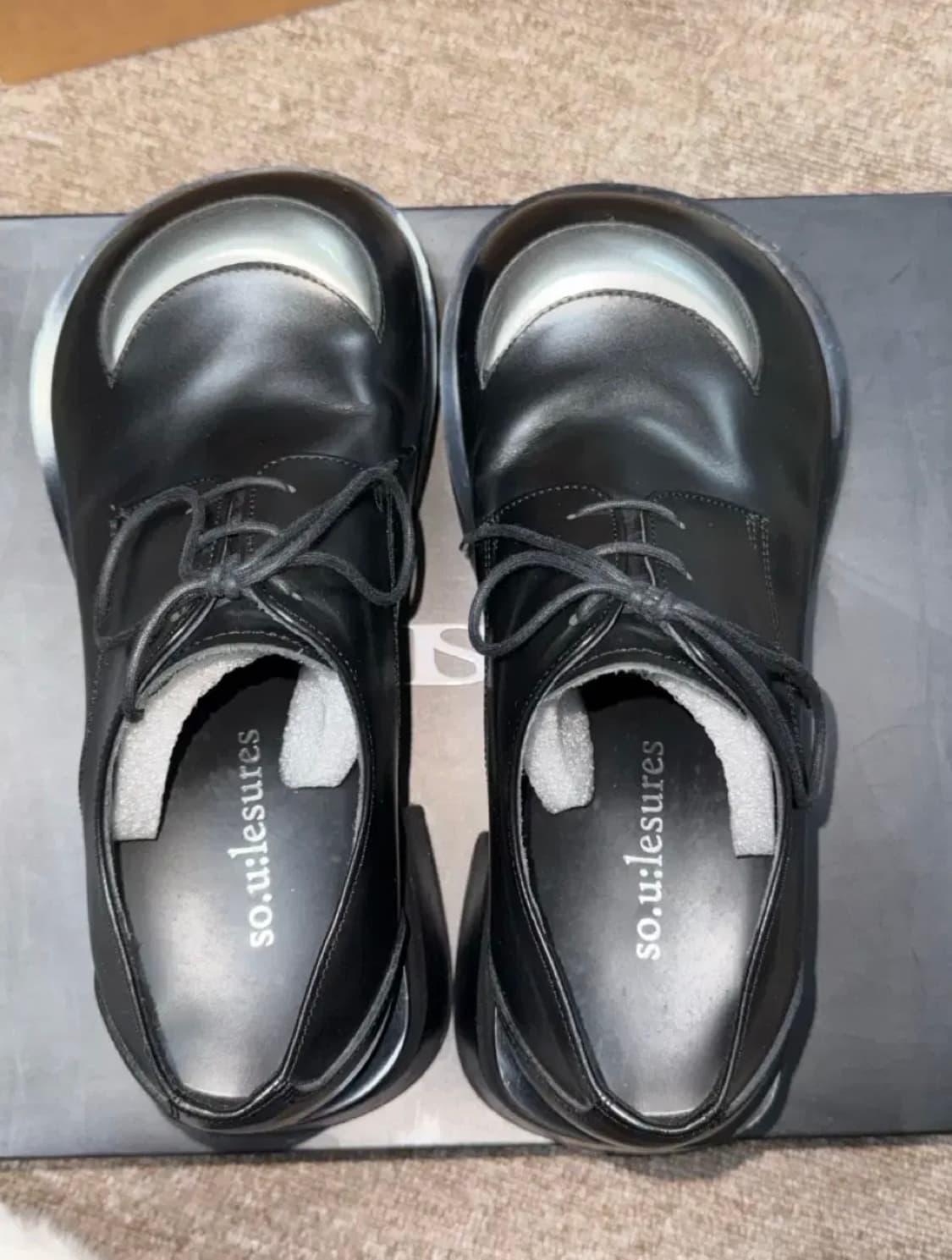 SOULEASURES(쏘유레슈어)의 Ava_black 더비 슈즈 255 상품이미지4