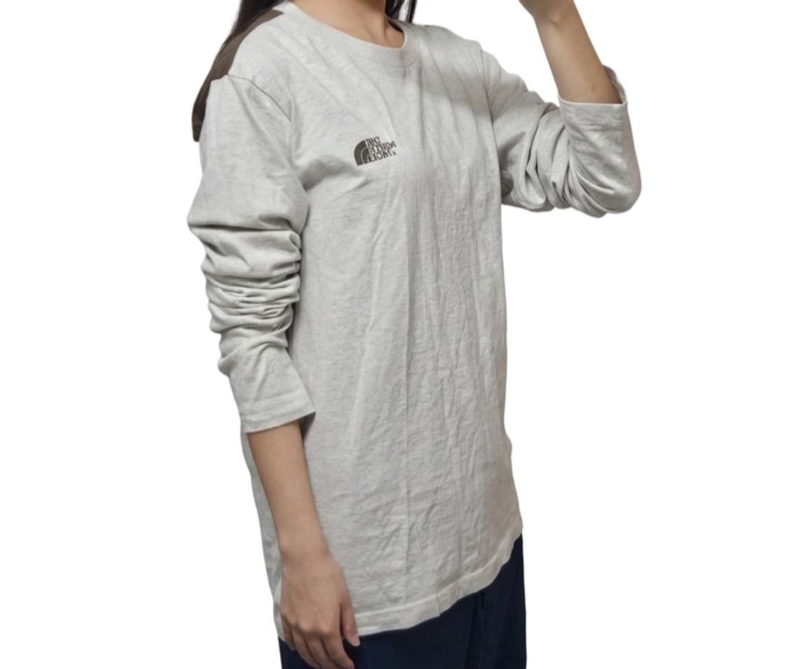 🤎노스페이스 롱슬리브XL/오트밀 브라운 상품이미지1