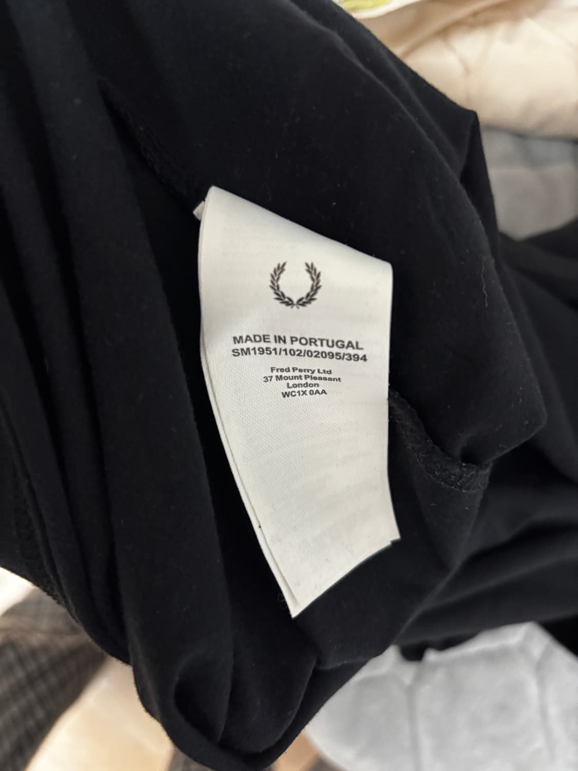 [M] 라프시몬스 x 프레드페리 핀배지 하이넥 슬리브 상품이미지8