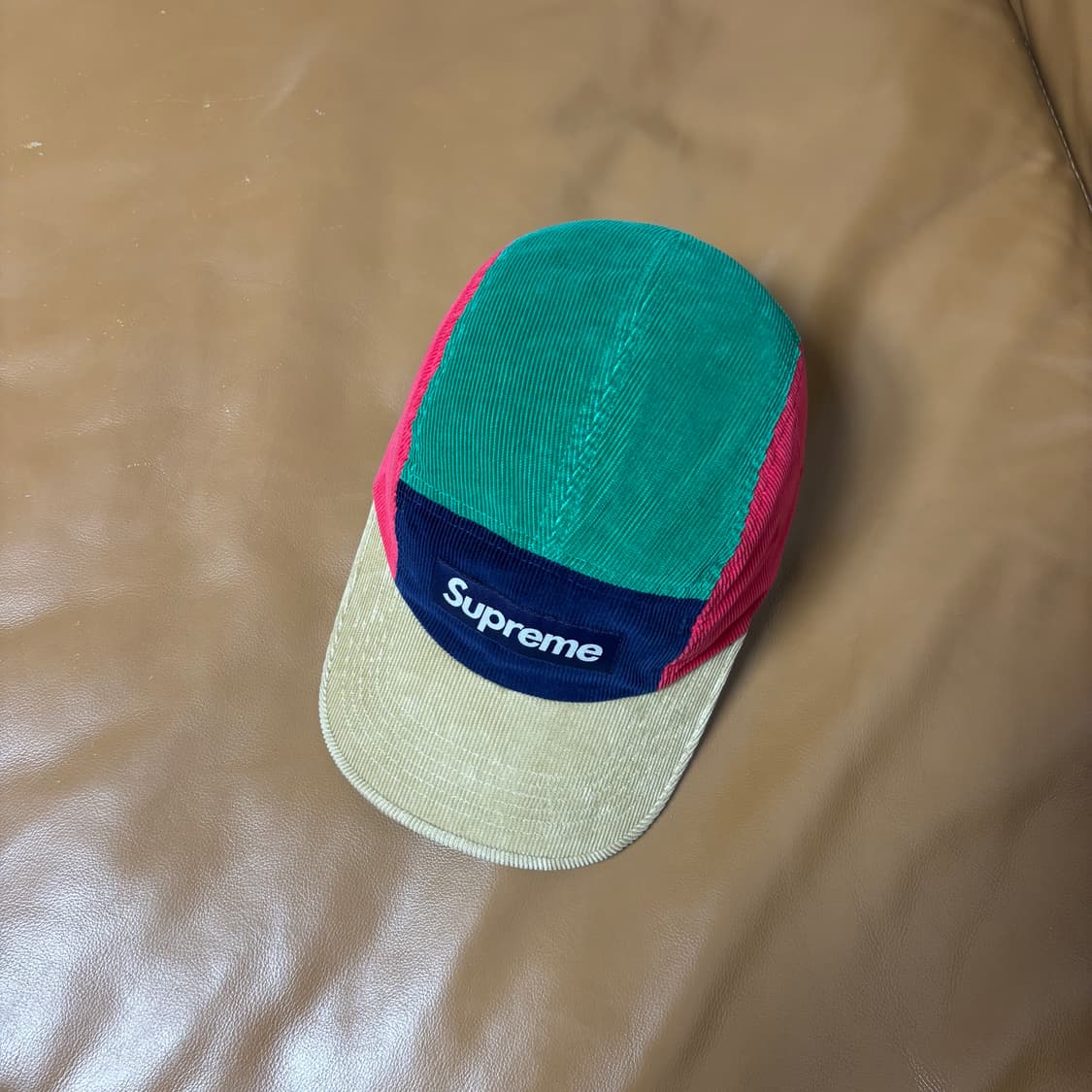 슈프림 캠프캡 모자 박스로고 코듀로이 멀티 컬러 상품이미지5