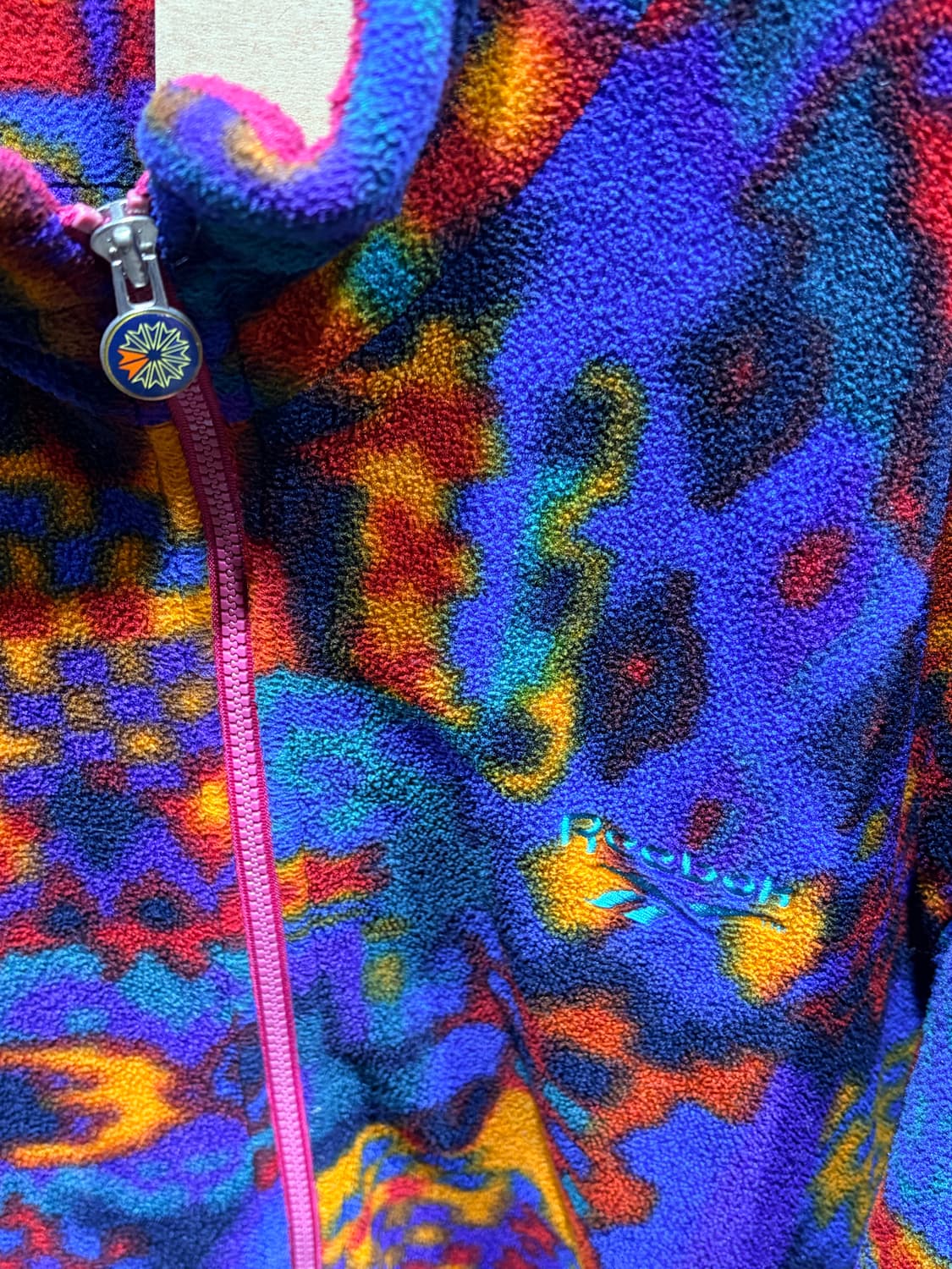 L 리복 90s 컬러 퍼즐 플리스 자켓 상품이미지5