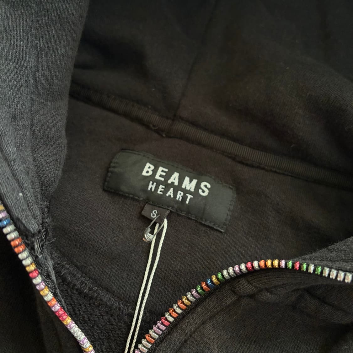 빔즈 HEART 빈티지 후드 풀집업 자켓 S 상품이미지6