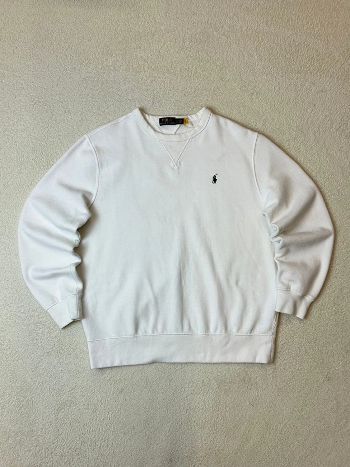 폴로 랄프로렌 로고 큐알 맨투맨 PN6217 상품이미지1