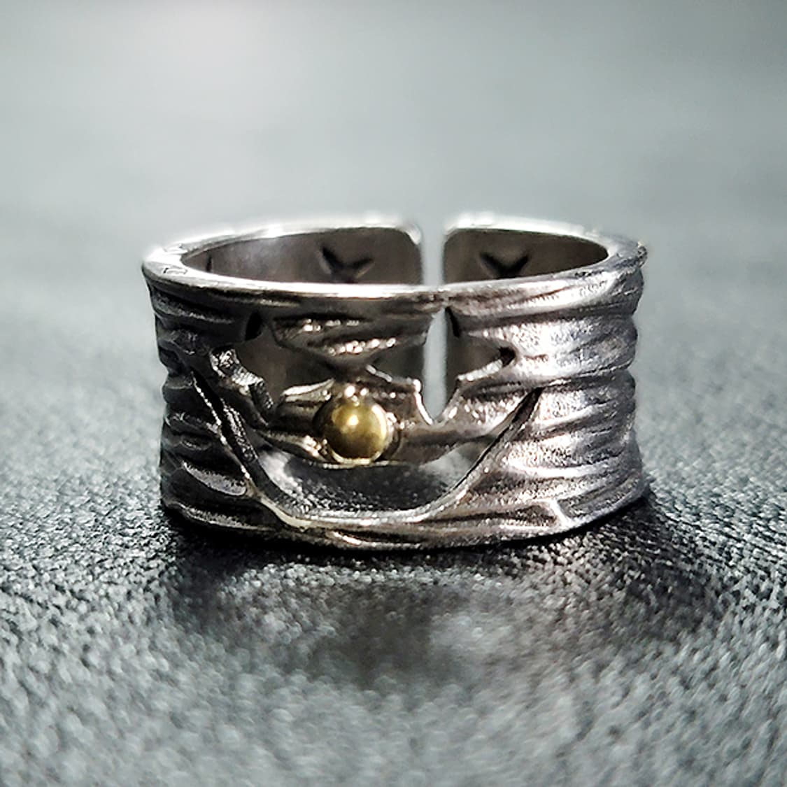 Pierrotis 실버 남자 엔틱 빈티지 명품 서커스 삐에로 광대 반지 상품이미지3