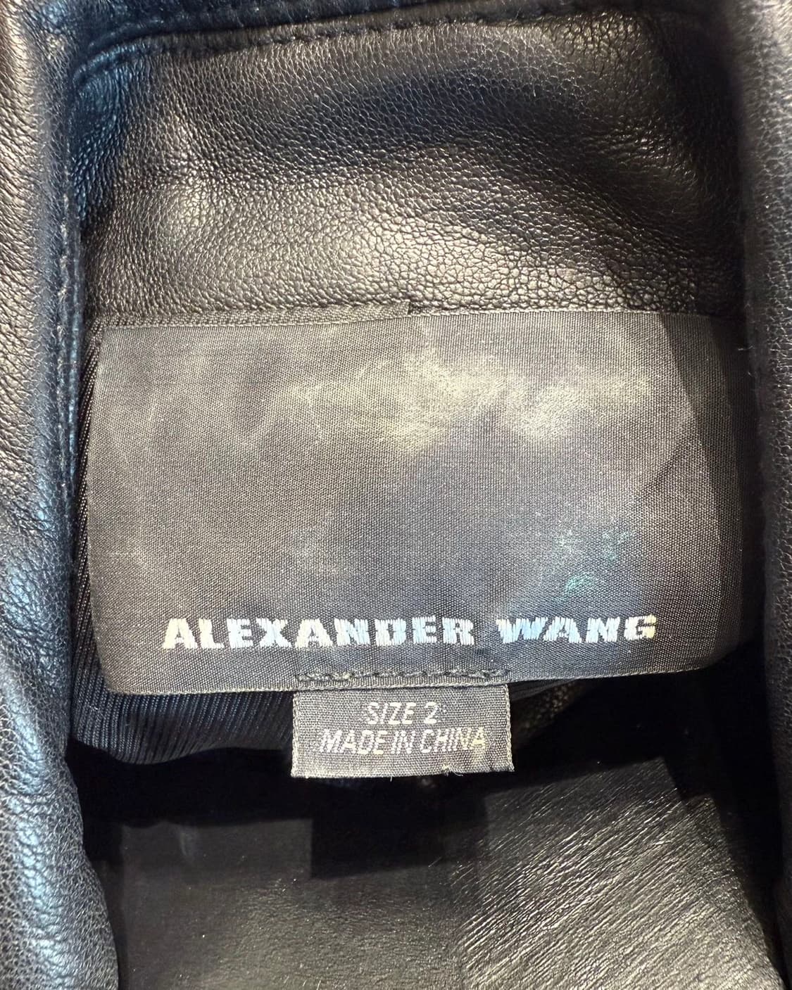 알렉산더 왕 블랙 쉽스킨 베스트 라이더 자켓  상품이미지8