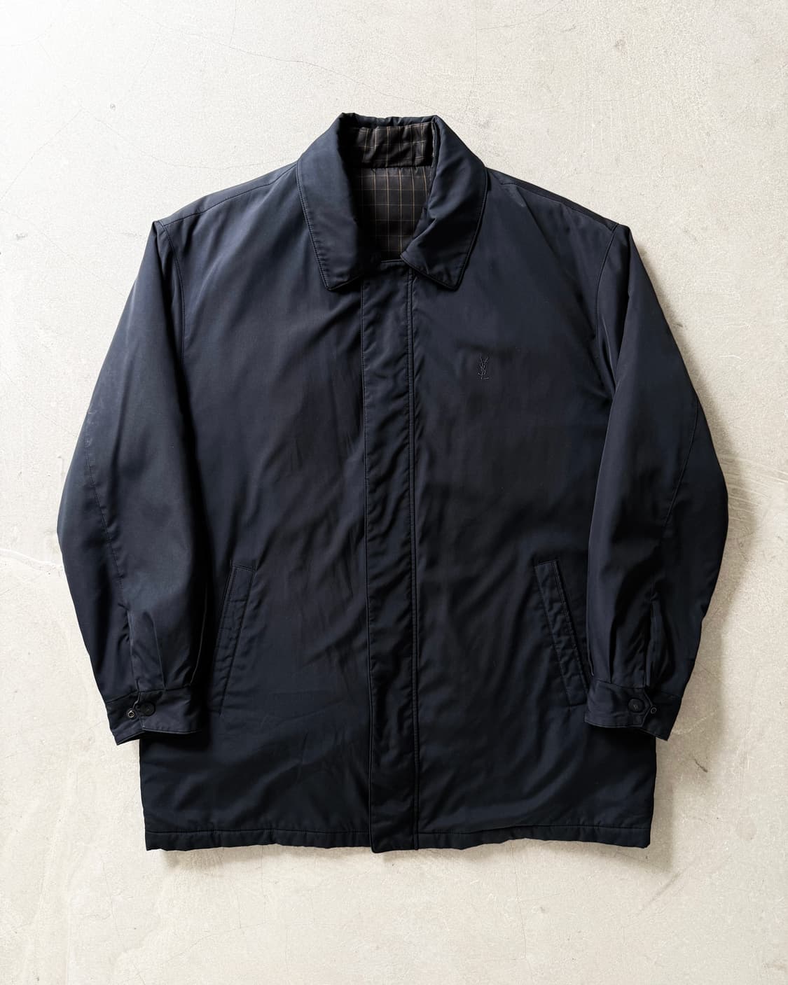 Yves Saint Laurent Embroidery Logo Jacke 상품이미지1