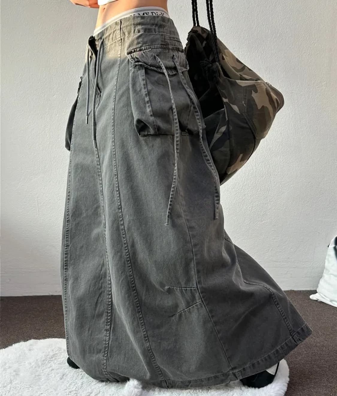 펑크 롱스커트 상품이미지2