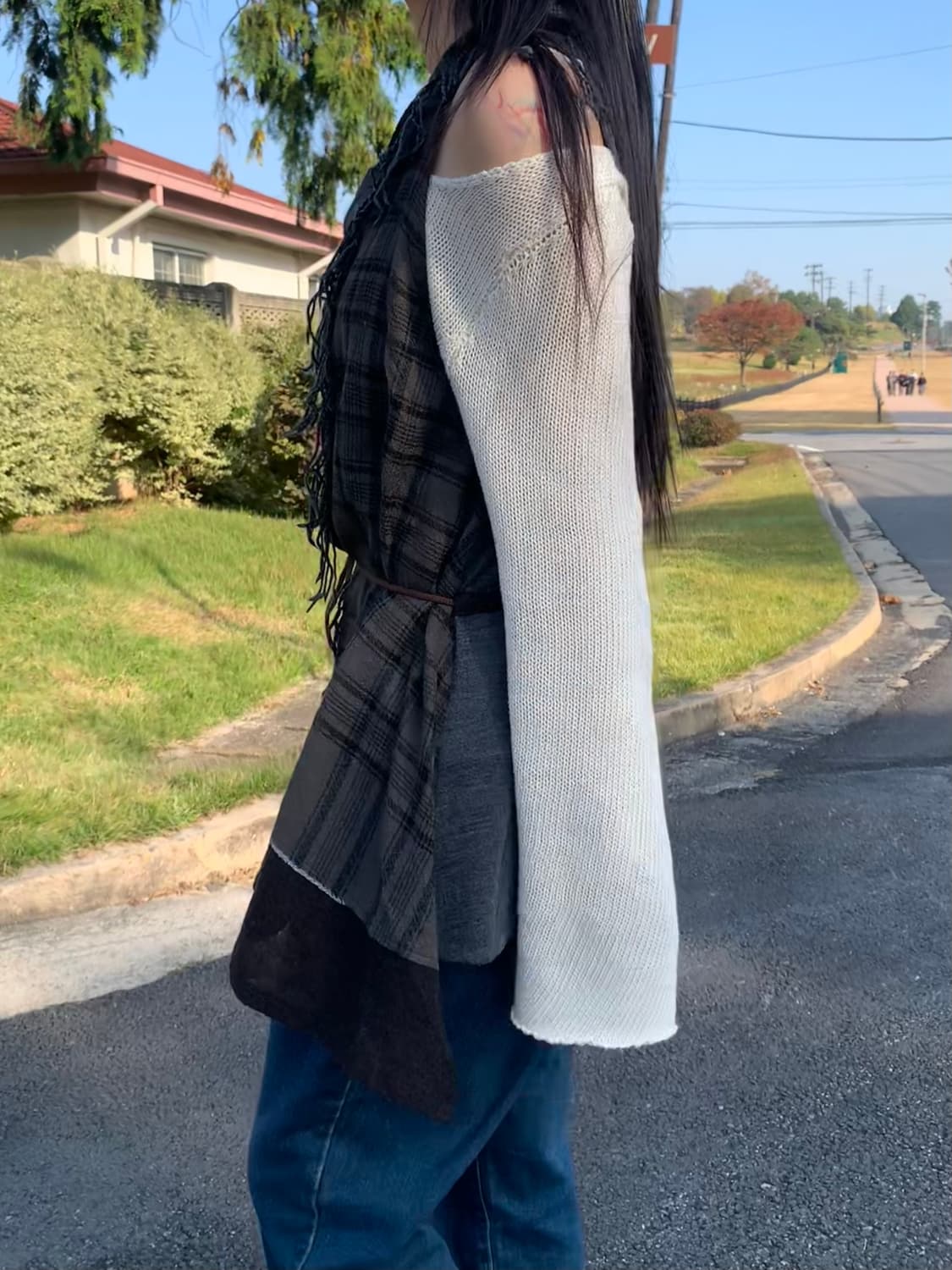 [MERVEILLE H.] check hippy vest 상품이미지4