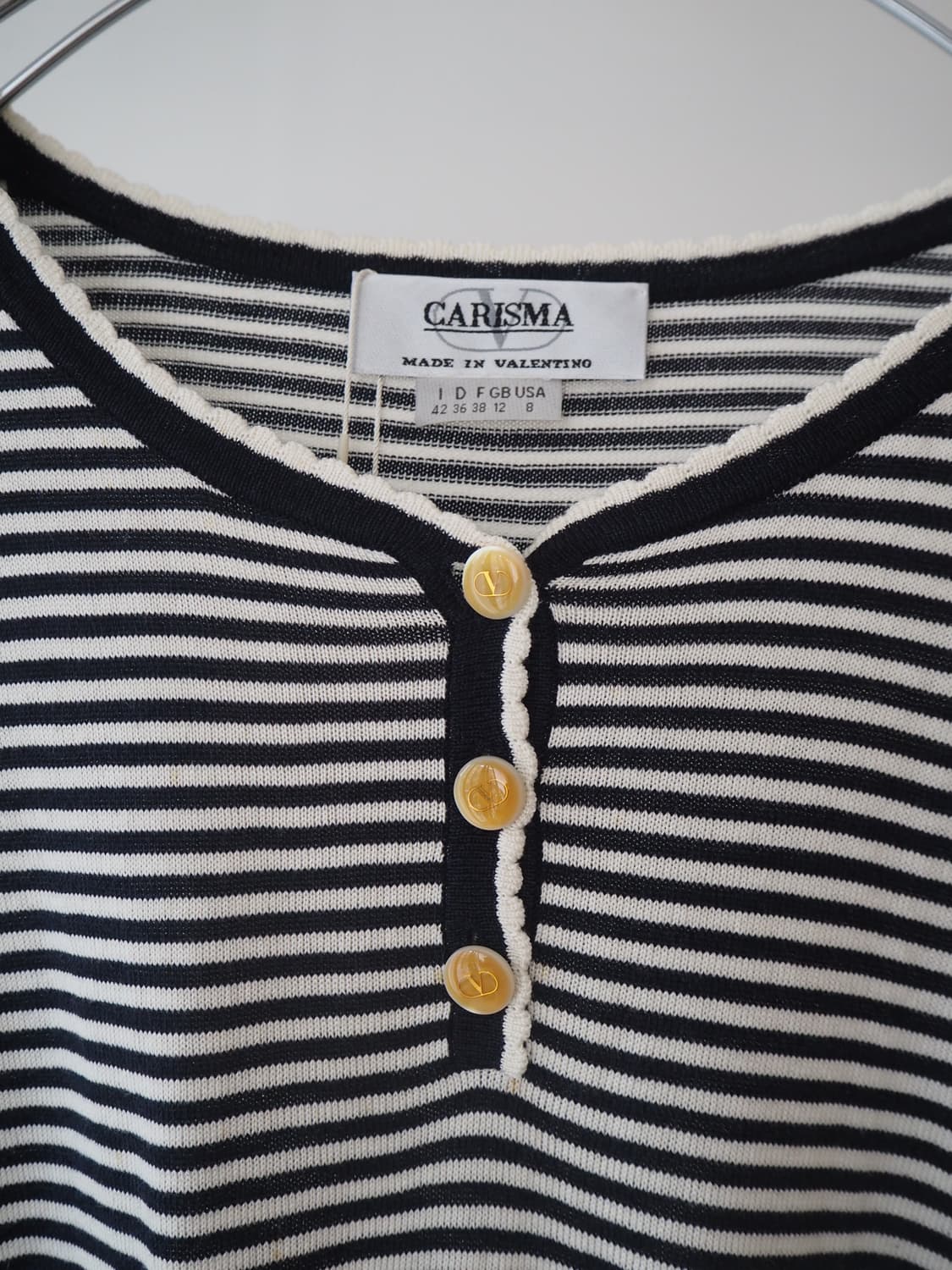 1990's CARISMA VALENTINO knit top  상품이미지2