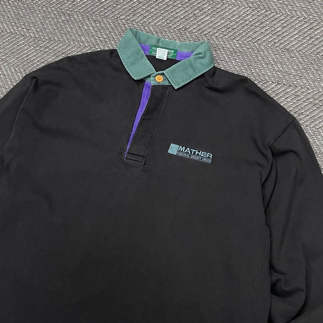 MADE IN USA 자수 럭비티 v0342 상품이미지3