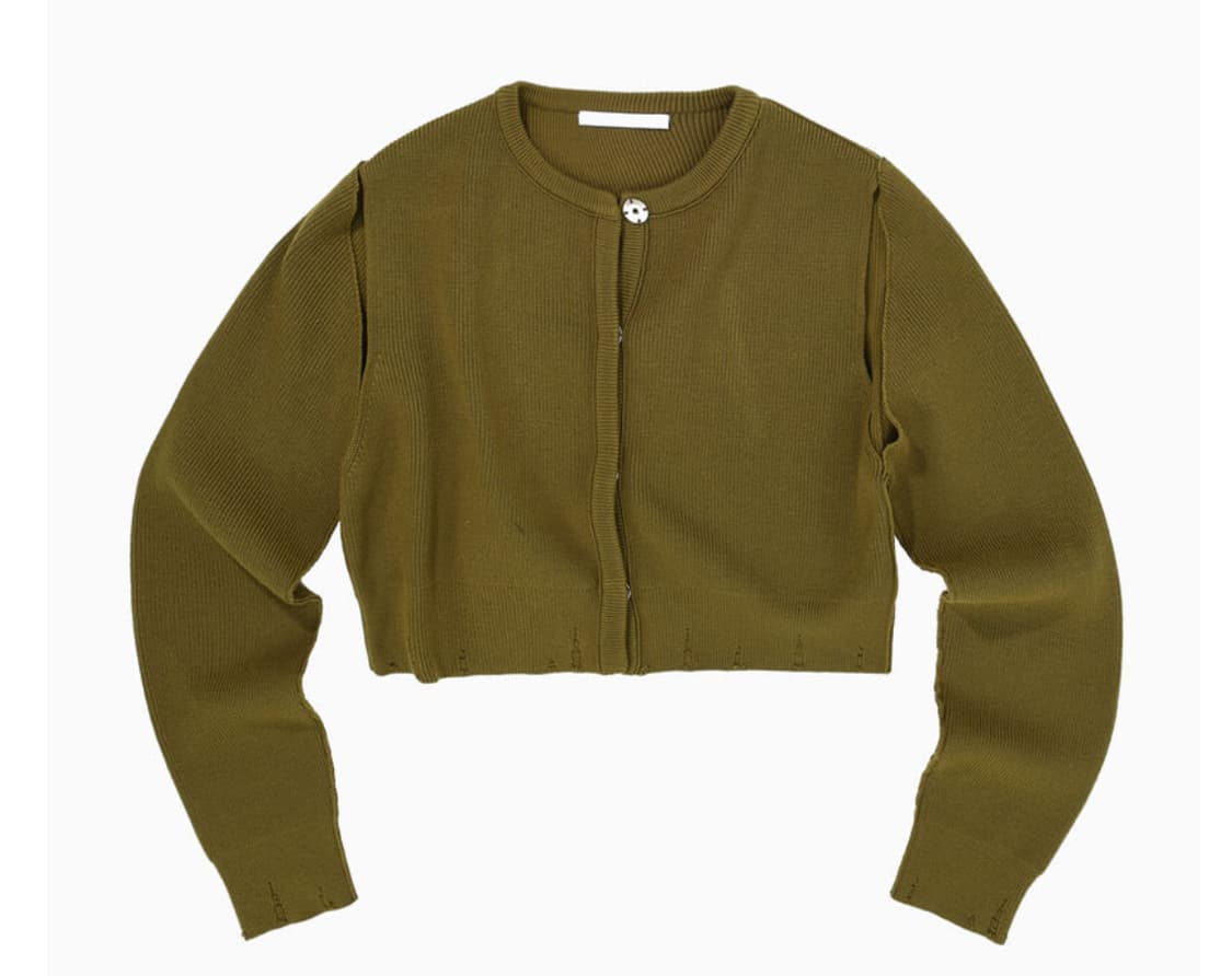 스튜디오테이블 슬릿 가디건 딥차콜 상품이미지3