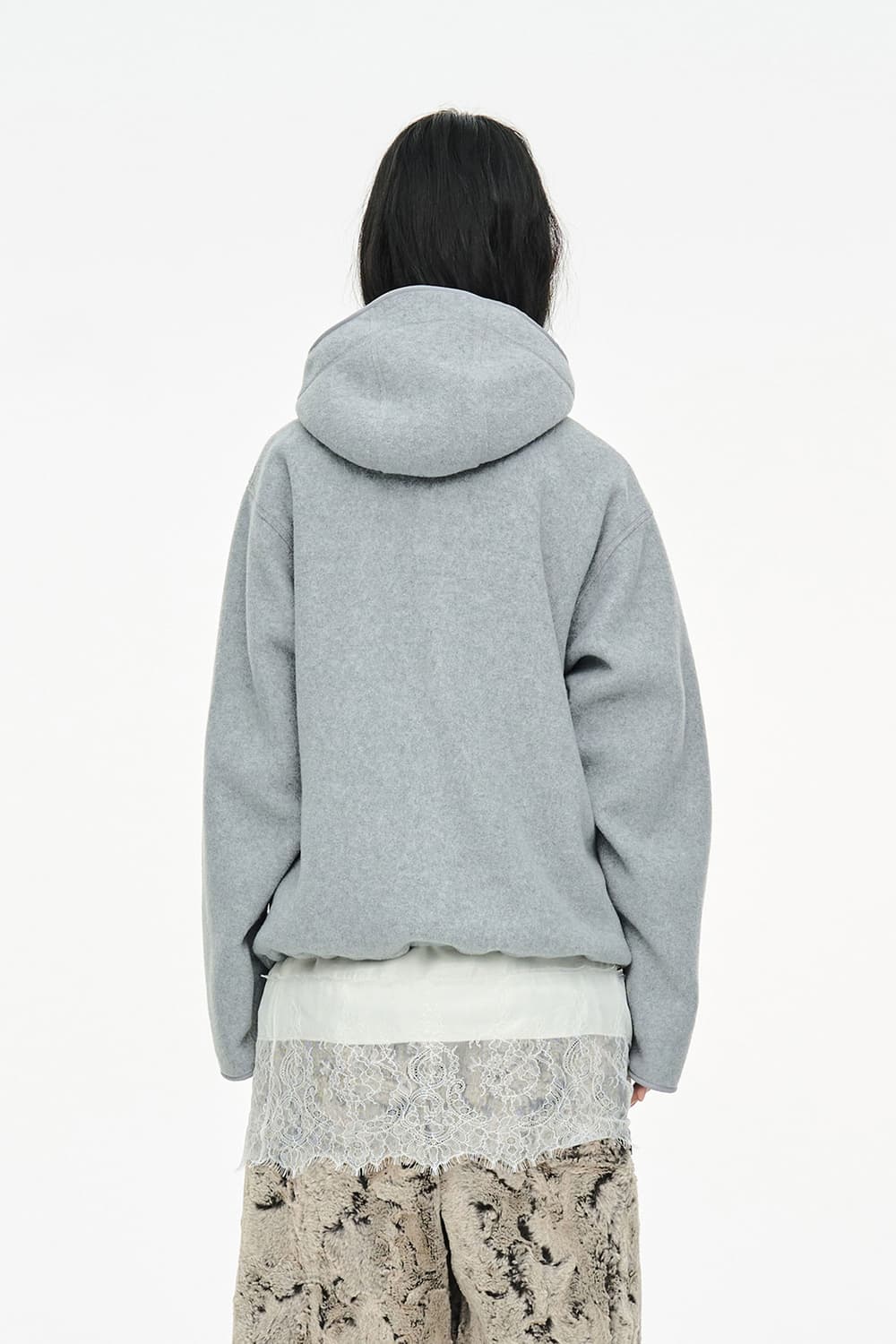 Cerric 세릭 FLEECE HOODED ZIP UP 후드집업 상품이미지2